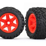 Traxxas-Tires—wheels–assembled–glued-(orange-wheels–Talon-EXT-tires–foam-inserts)-(2)—TRX8672G